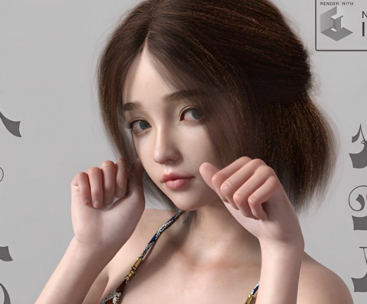 美女CG模型【ID:65441348】