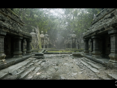 【UE】柬埔寨寺庙遗址 Temples of Cambodia – Ruins exterior and interior【ID:73291232】