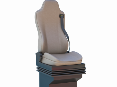 车船减震驾驶椅3D模型【ID:77433635】