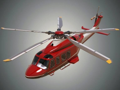 阿古斯塔·韦斯特兰直升机 AgustaWeand AW139D helicopter【ID:14678413】